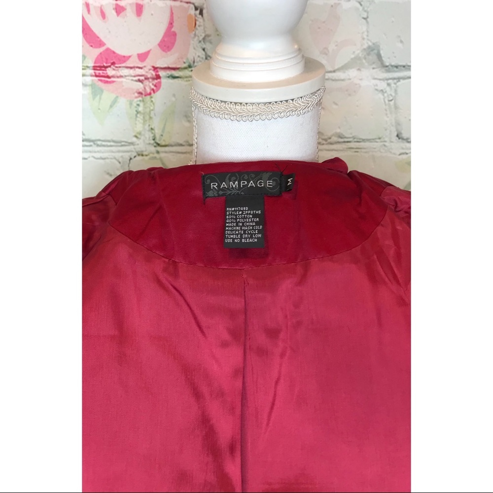 Maroon Rampage Coat (M) - Picture 4 of 4